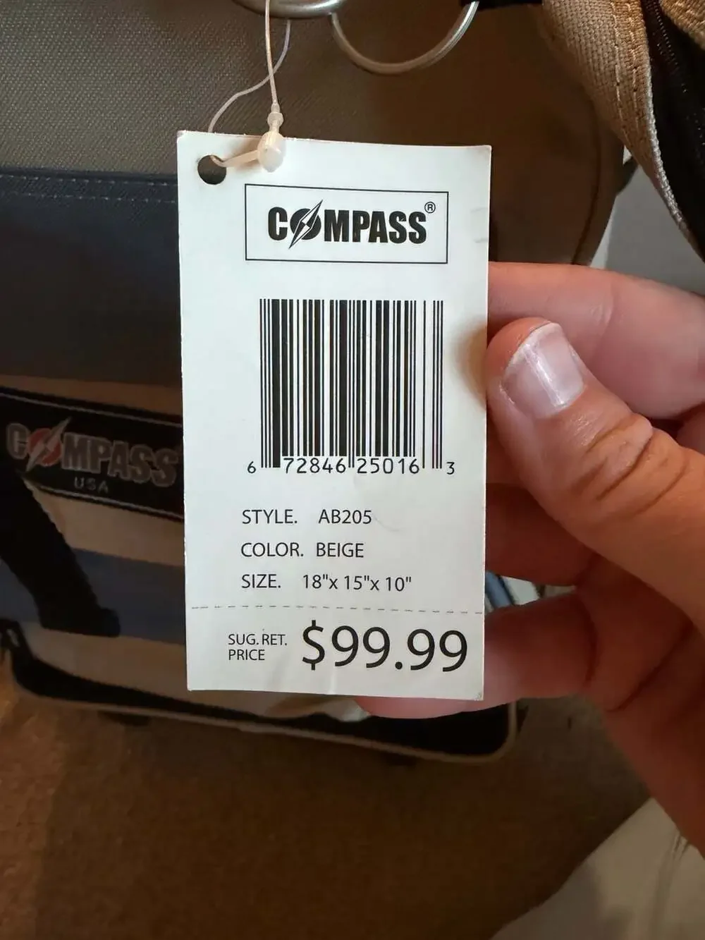 Compass USA Rolling Backpack Size 18